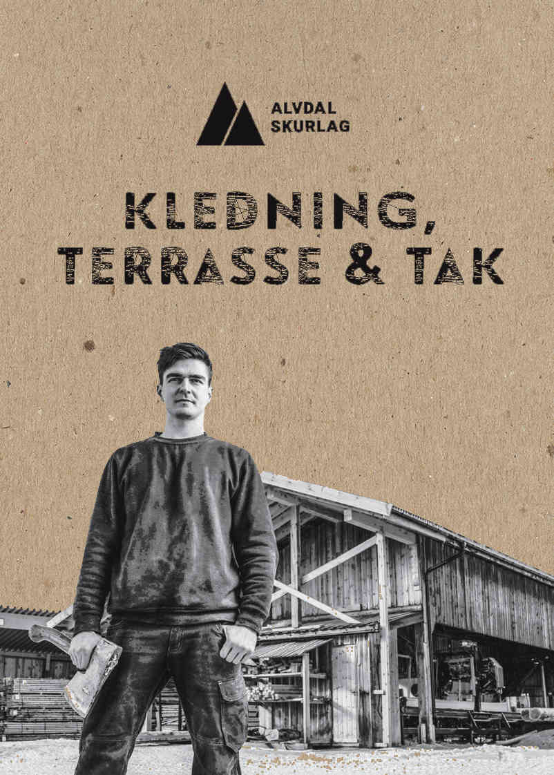 Kledning, terrasse og tretak
